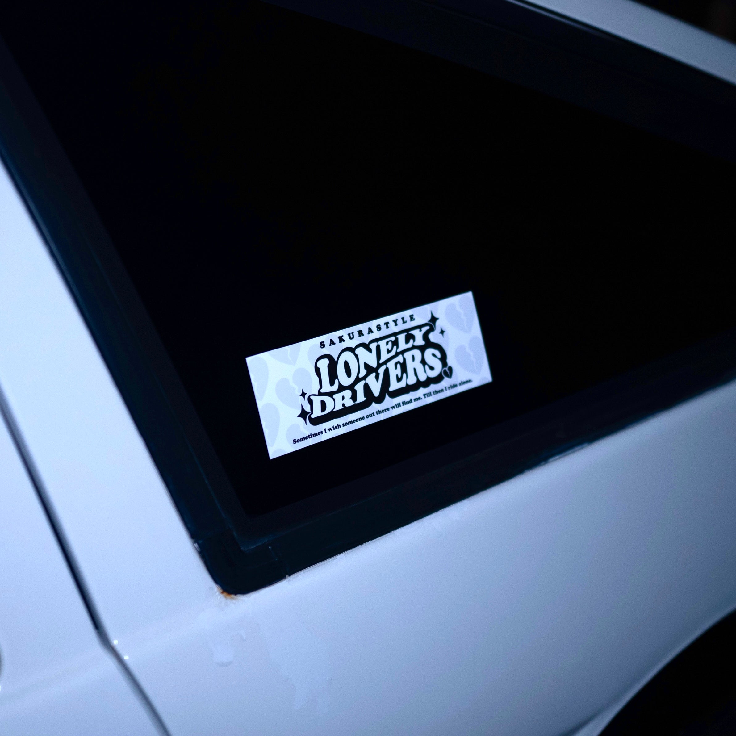Lonely Drivers JDM Sticker Slap