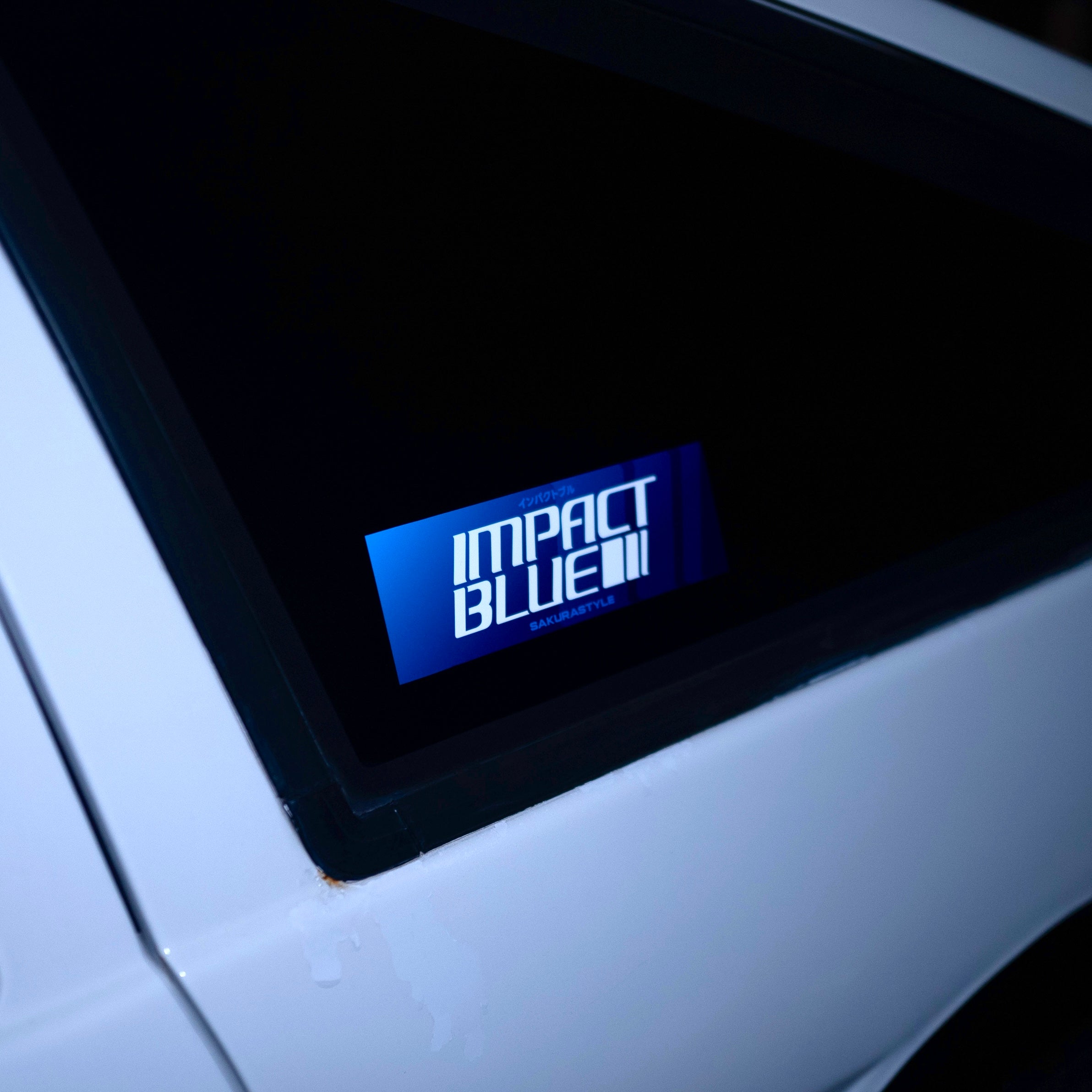 Team Impact Blue JDM Sticker Slap (Initial D)
