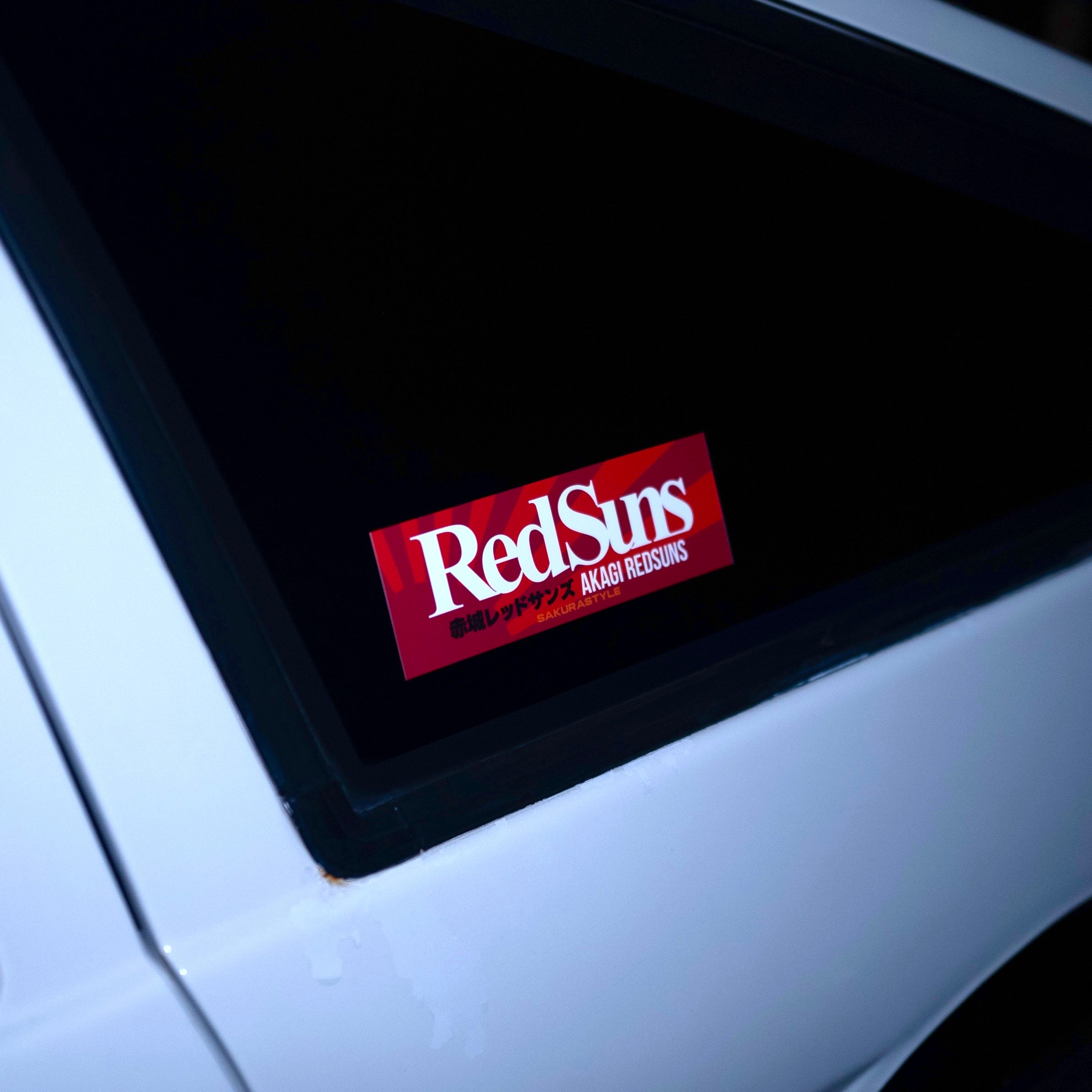 Team Red Suns JDM Sticker Slap (Initial D)