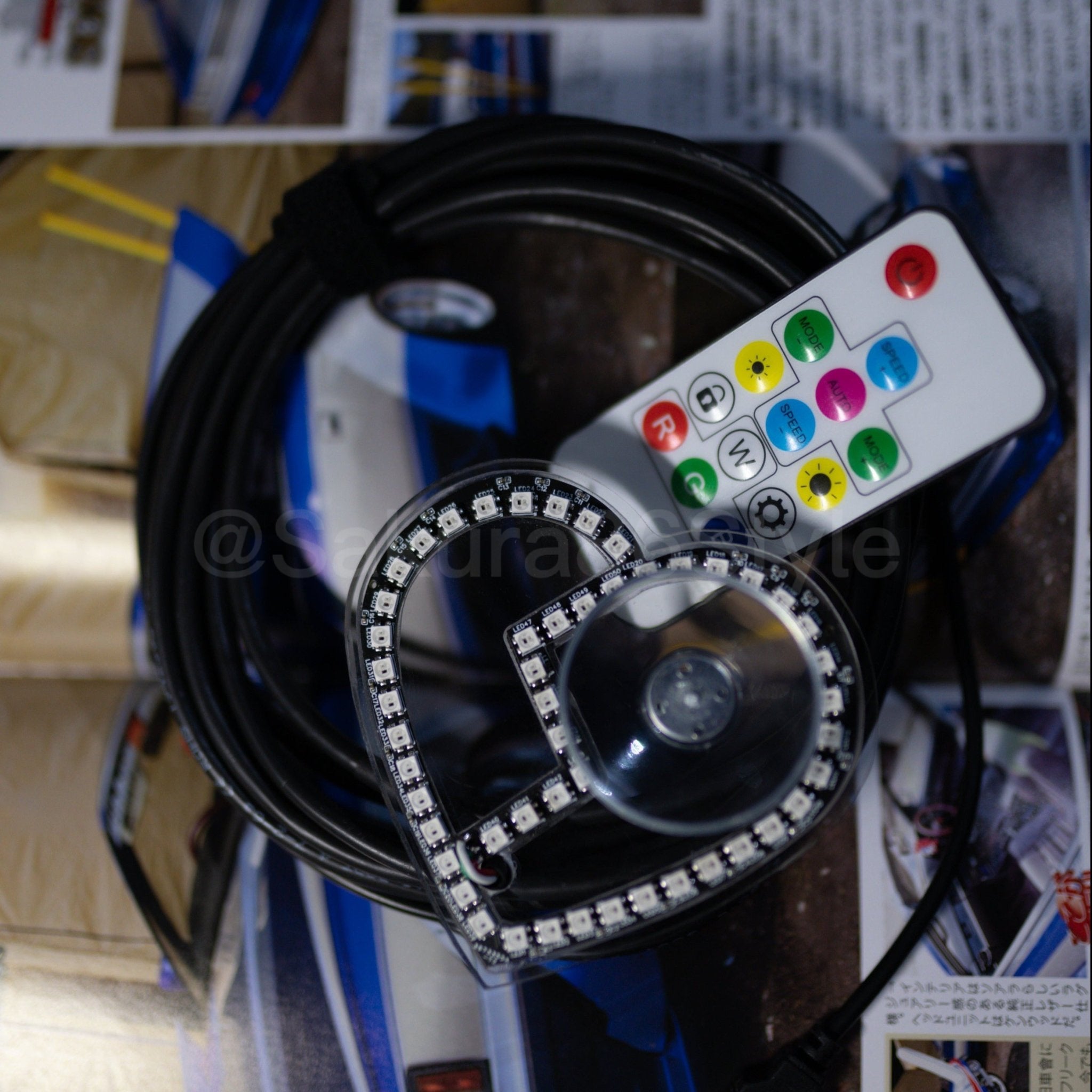 RGB Window Broken Heart