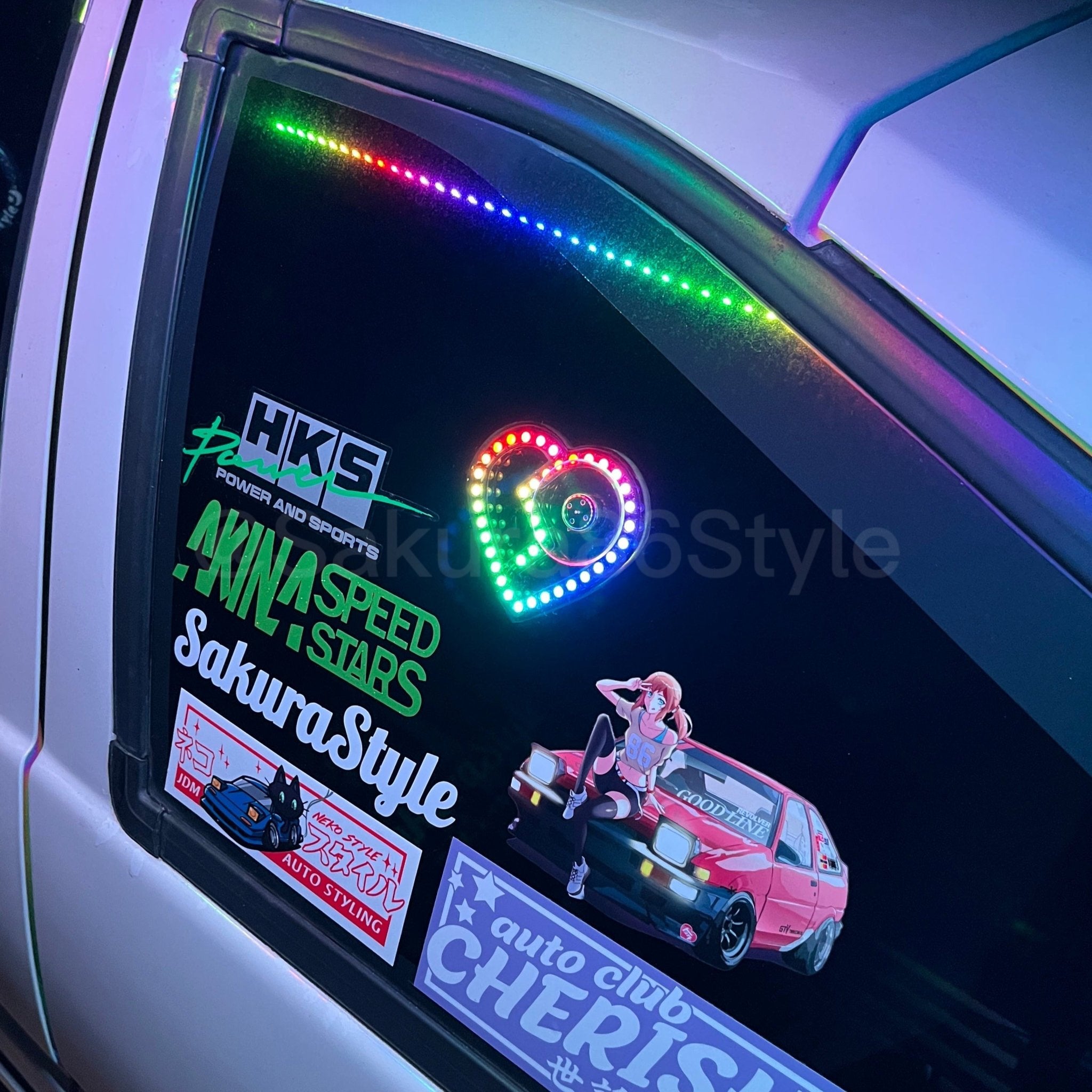 RGB Window Broken Heart