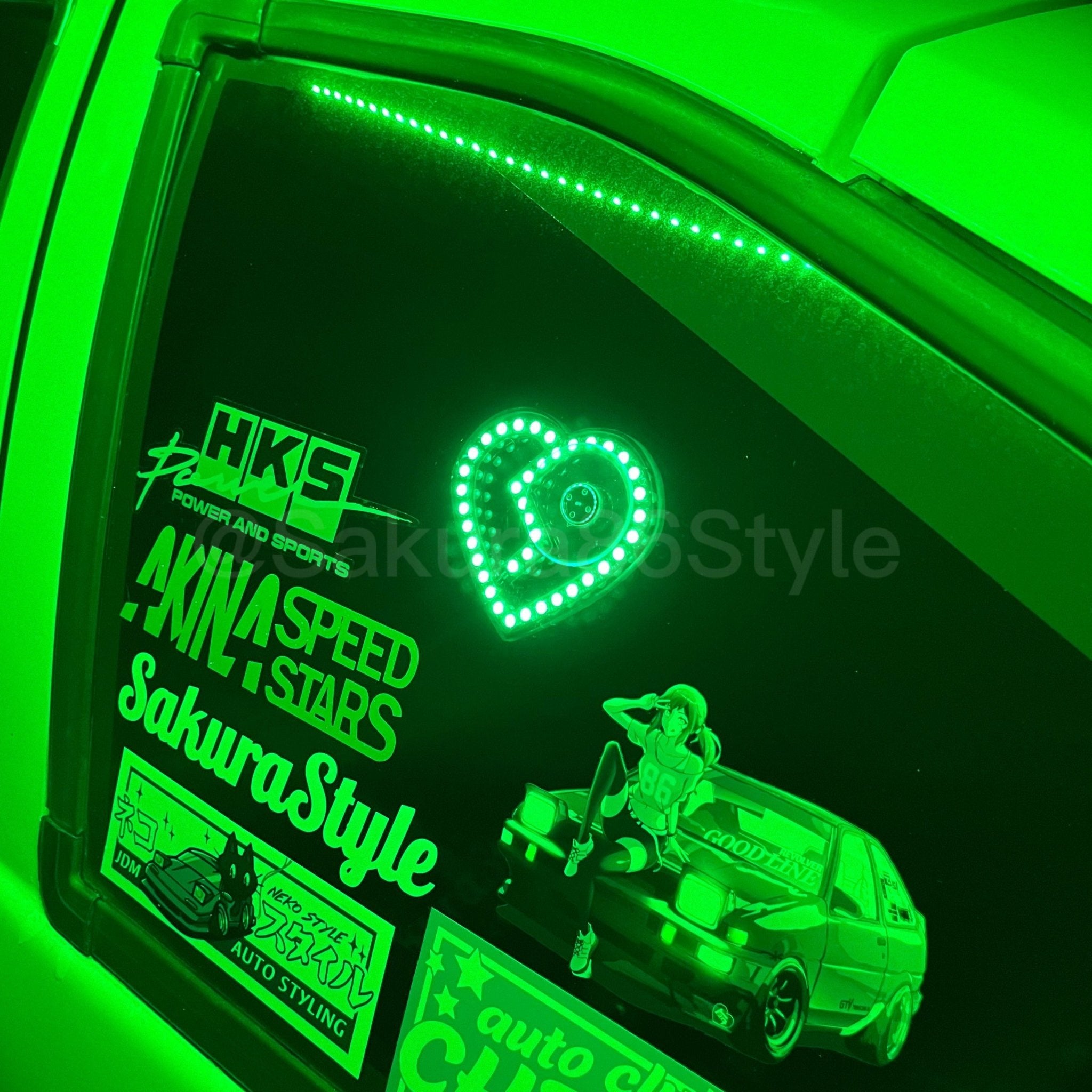 RGB Window Broken Heart