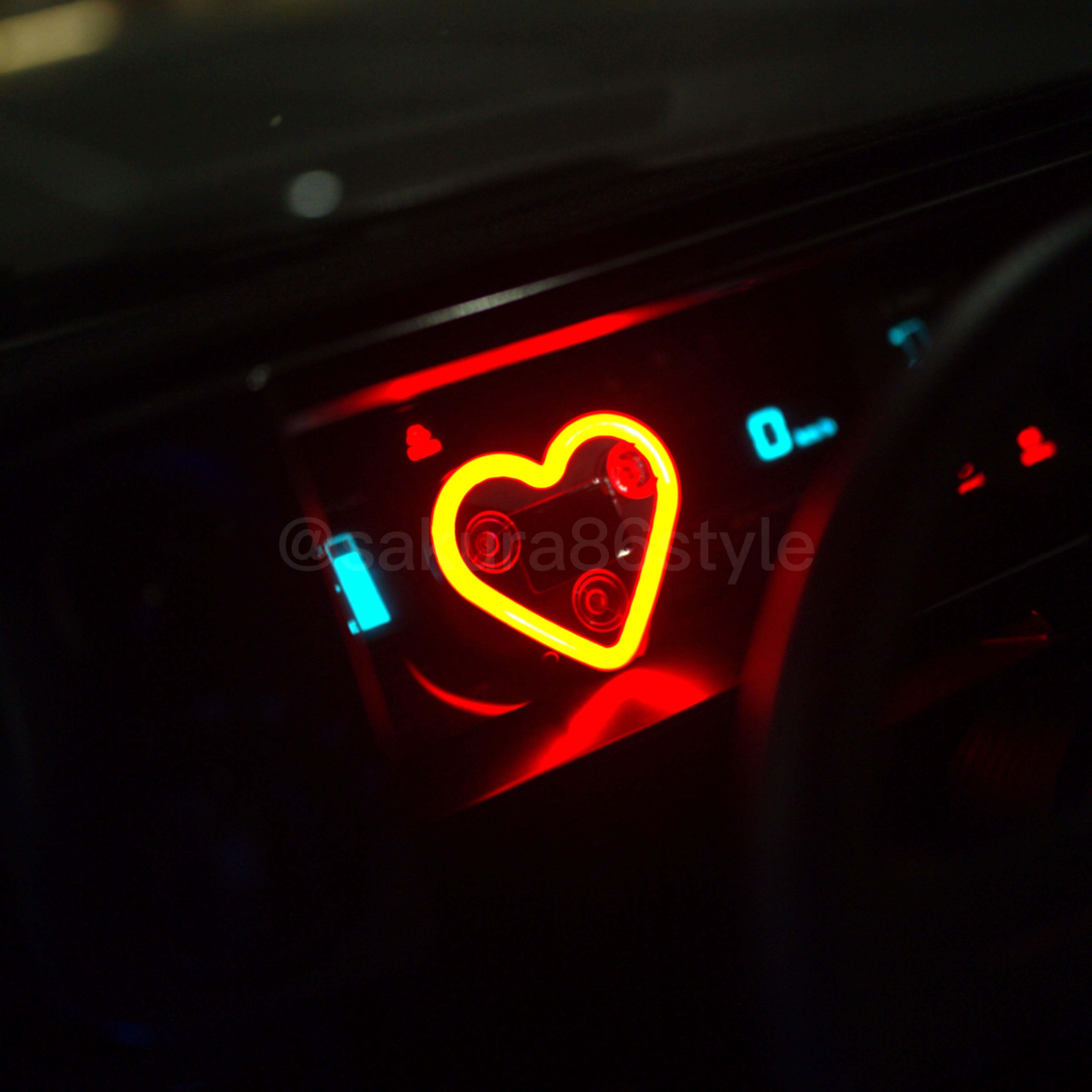 Smart LED Neon Glow Solar Hearts