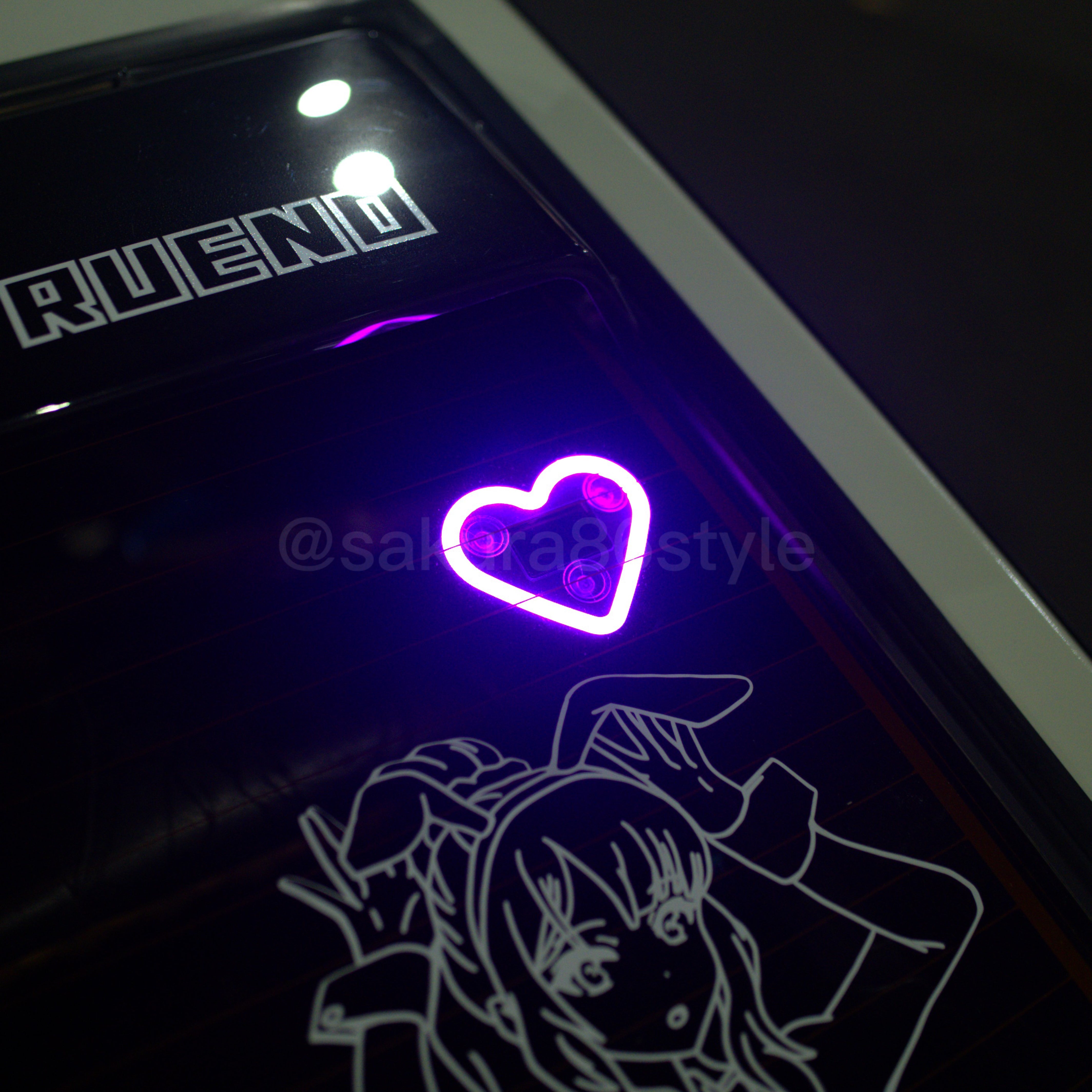 Smart LED Neon Glow Solar Hearts