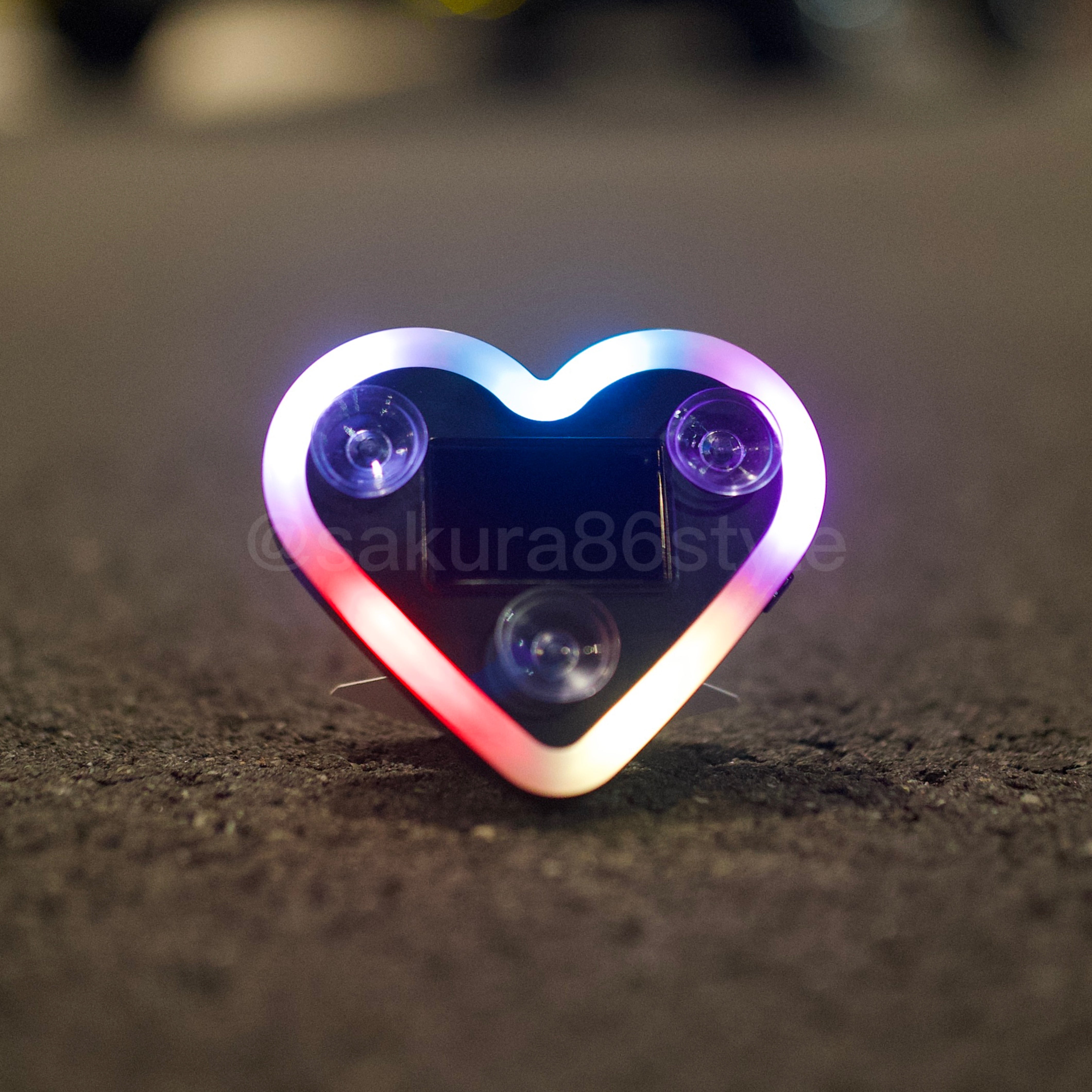 Smart RGB Neon Glow Solar Hearts