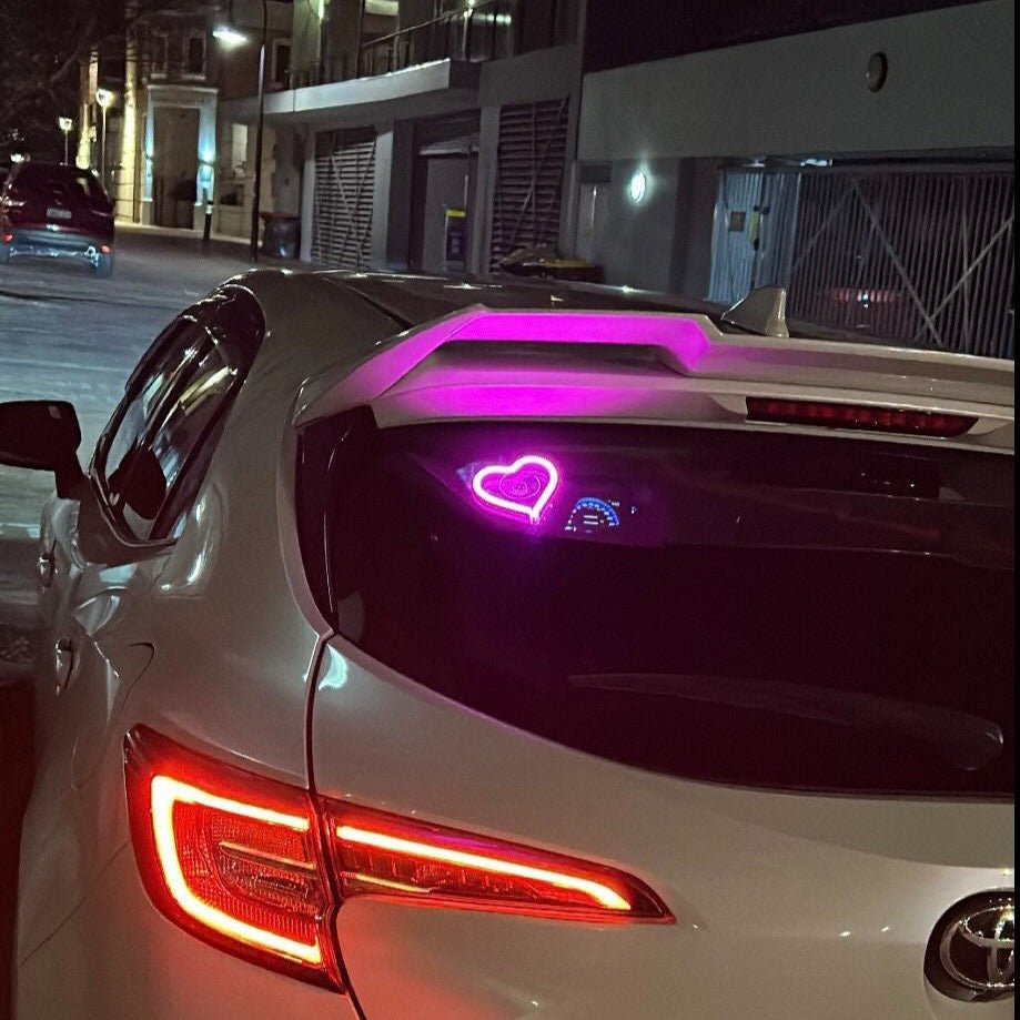 Premium Neon Glow Hearts - Sakura86Style