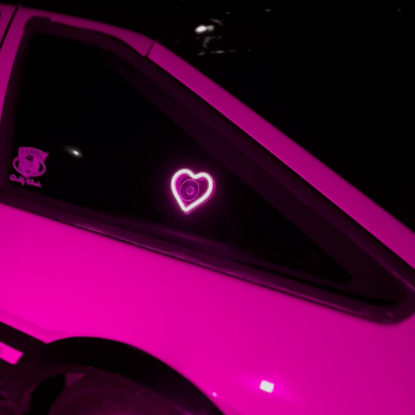 Premium Neon Glow Hearts - Sakura86Style