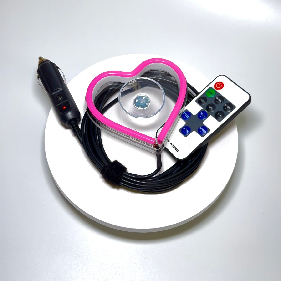 Premium Neon Glow Hearts - Sakura86Style