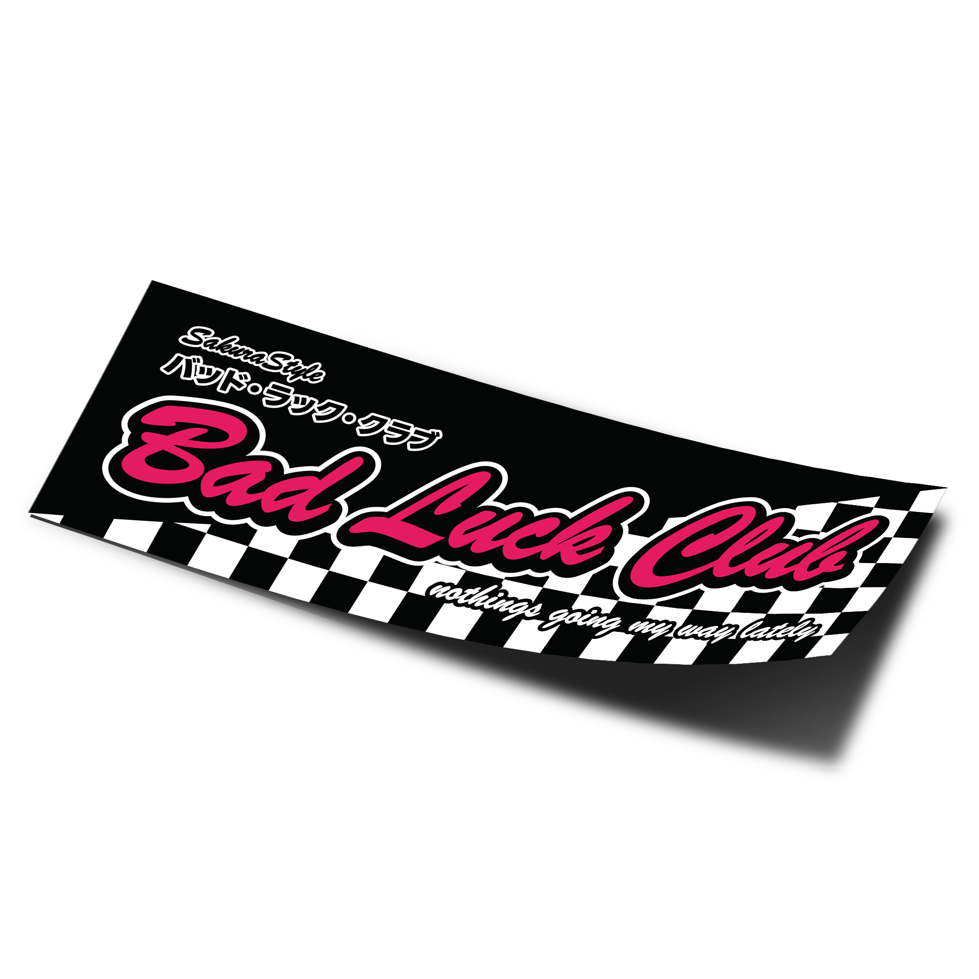 Bad Luck Club JDM Sticker Slap