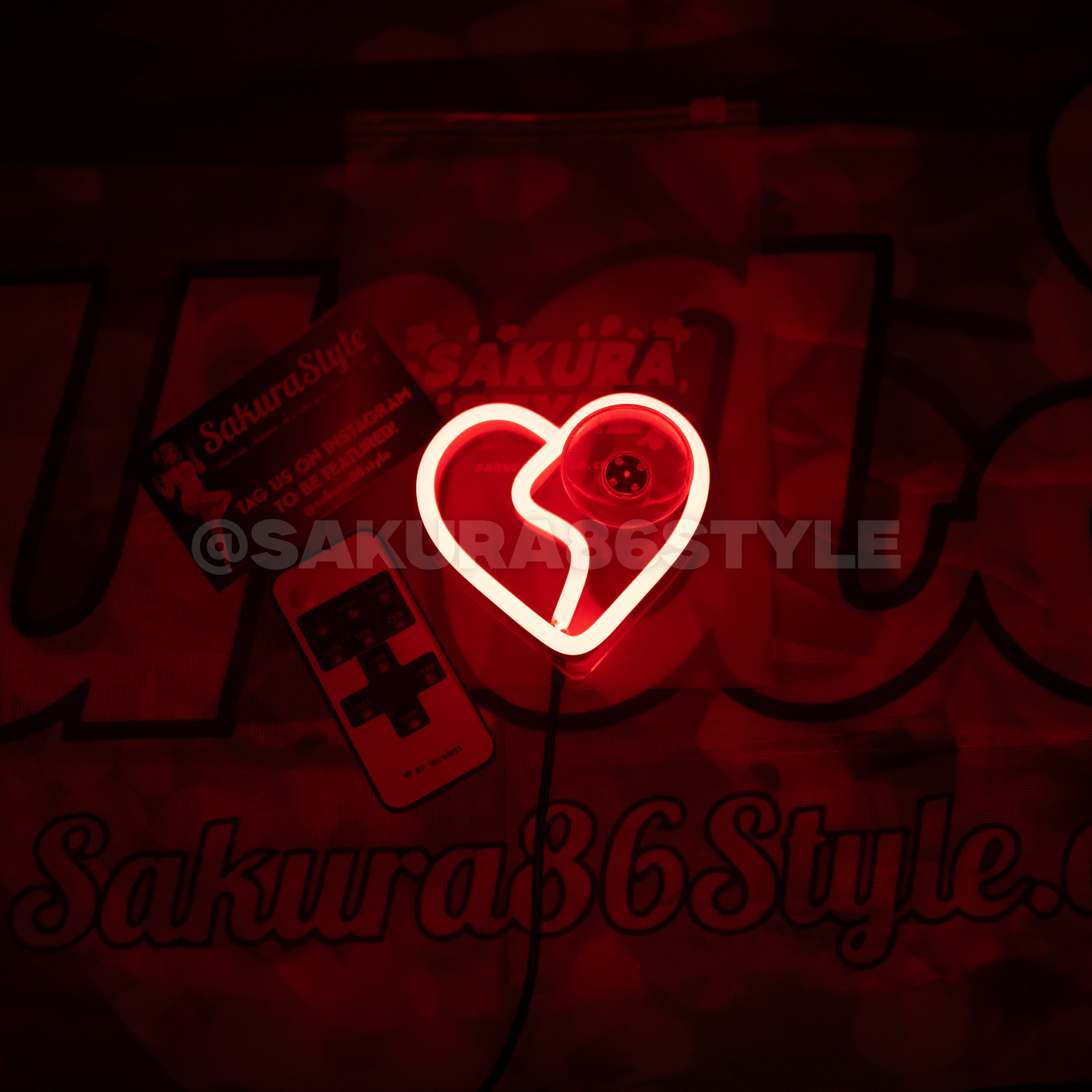 Original Neon Glow Broken Heart