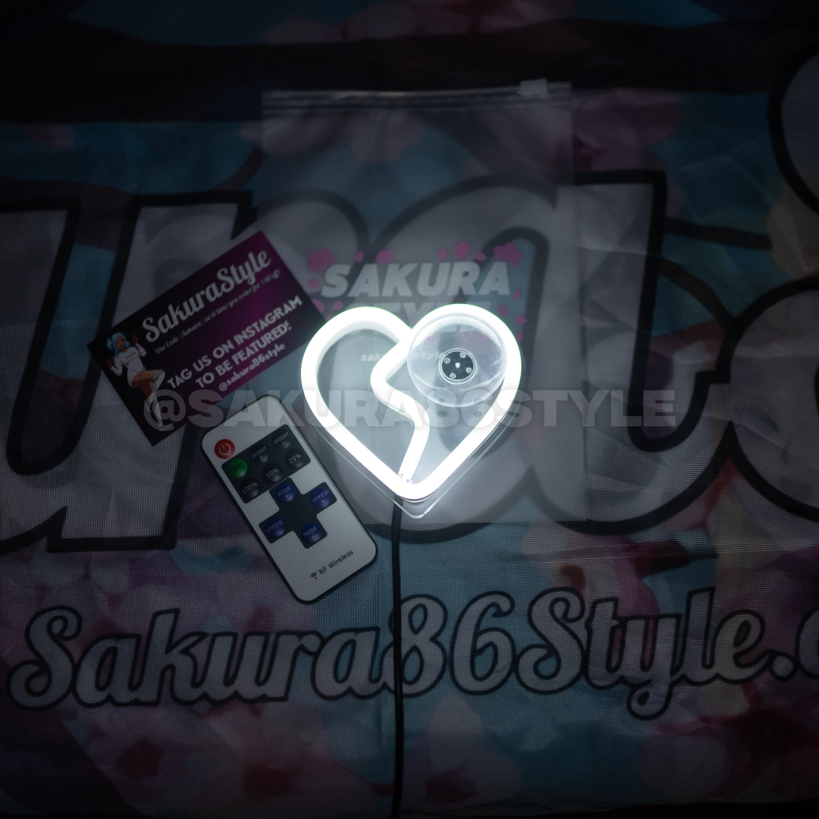 Original Neon Glow Broken Heart