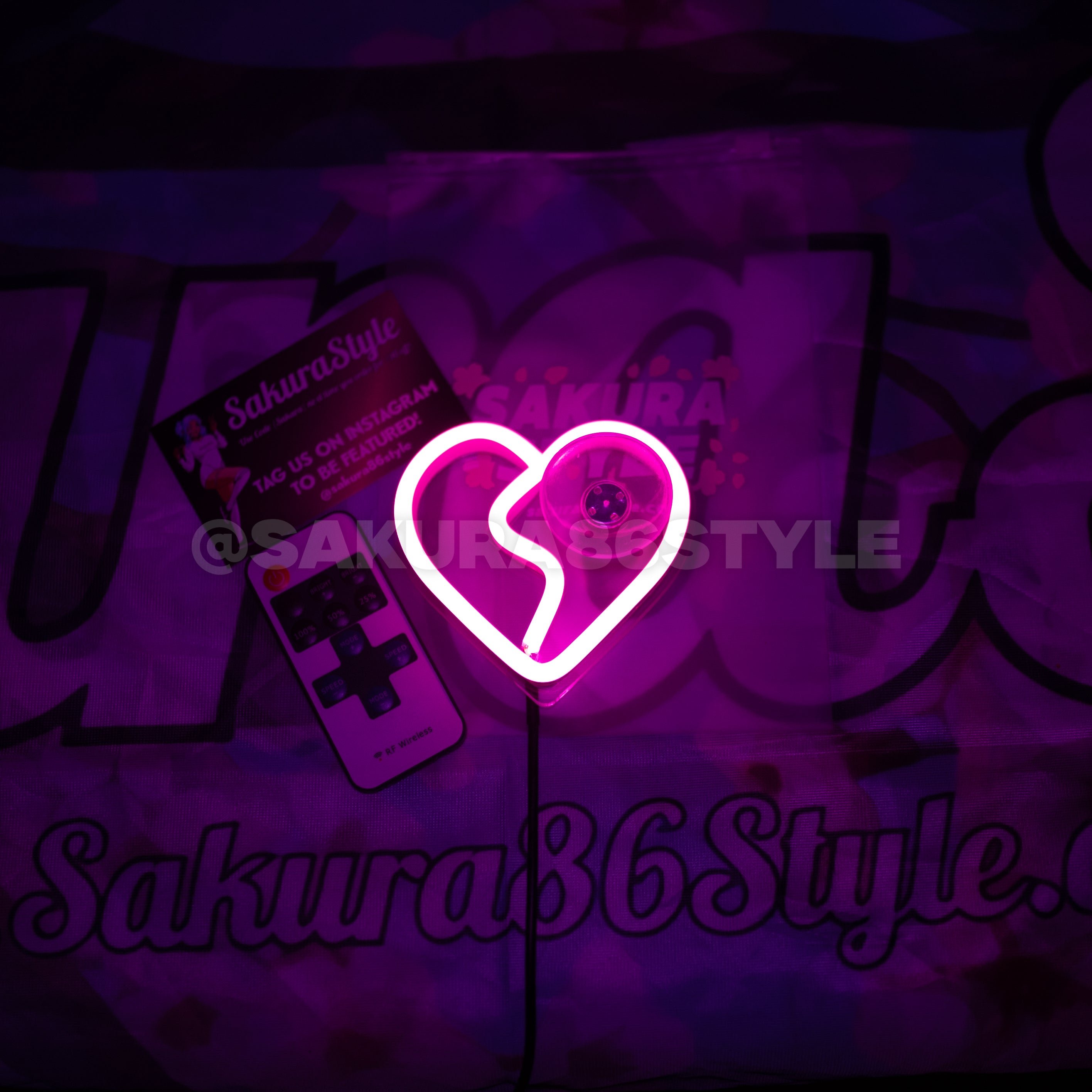 Original Neon Glow Broken Heart