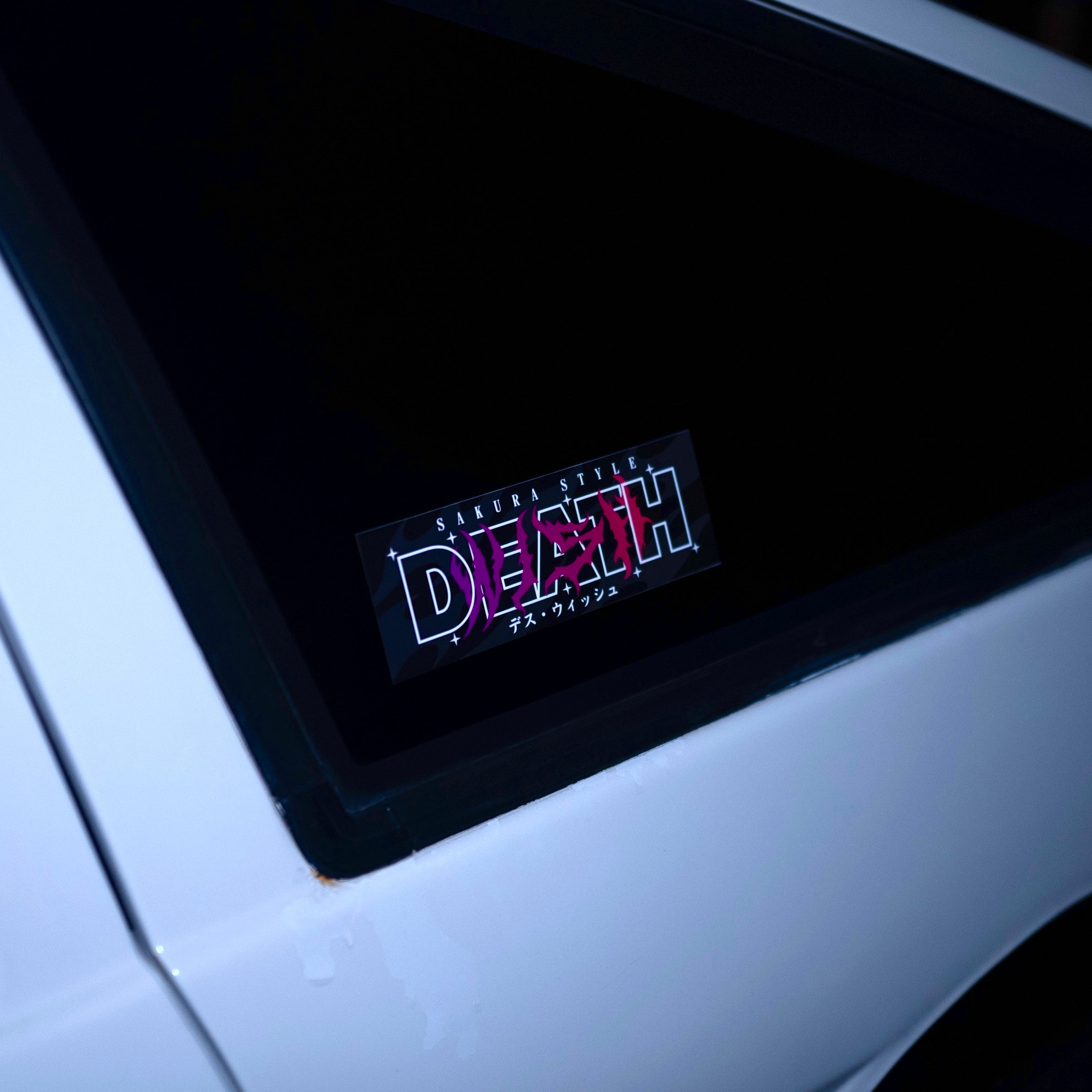Death Wish JDM Sticker Slap