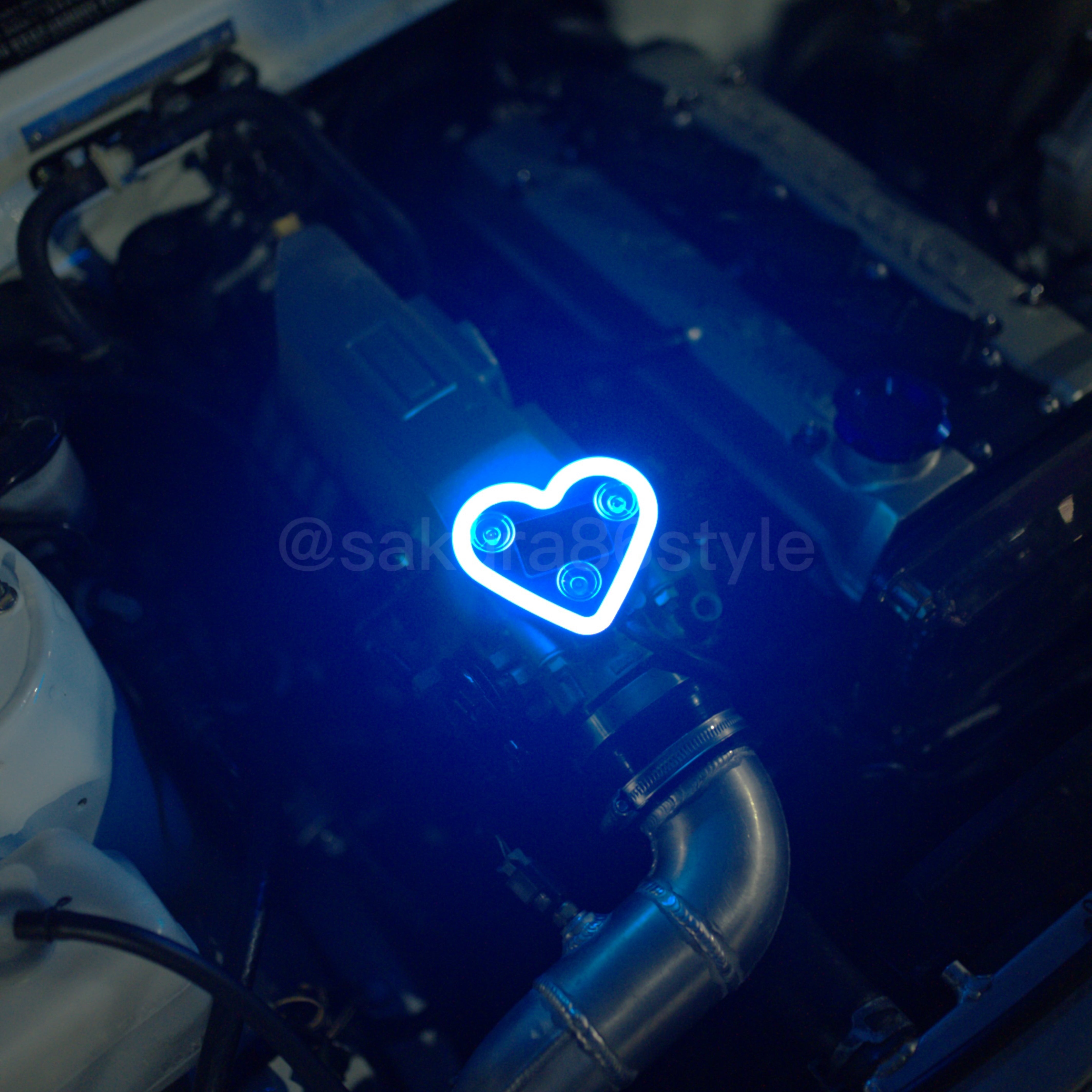 Smart LED Neon Glow Solar Hearts