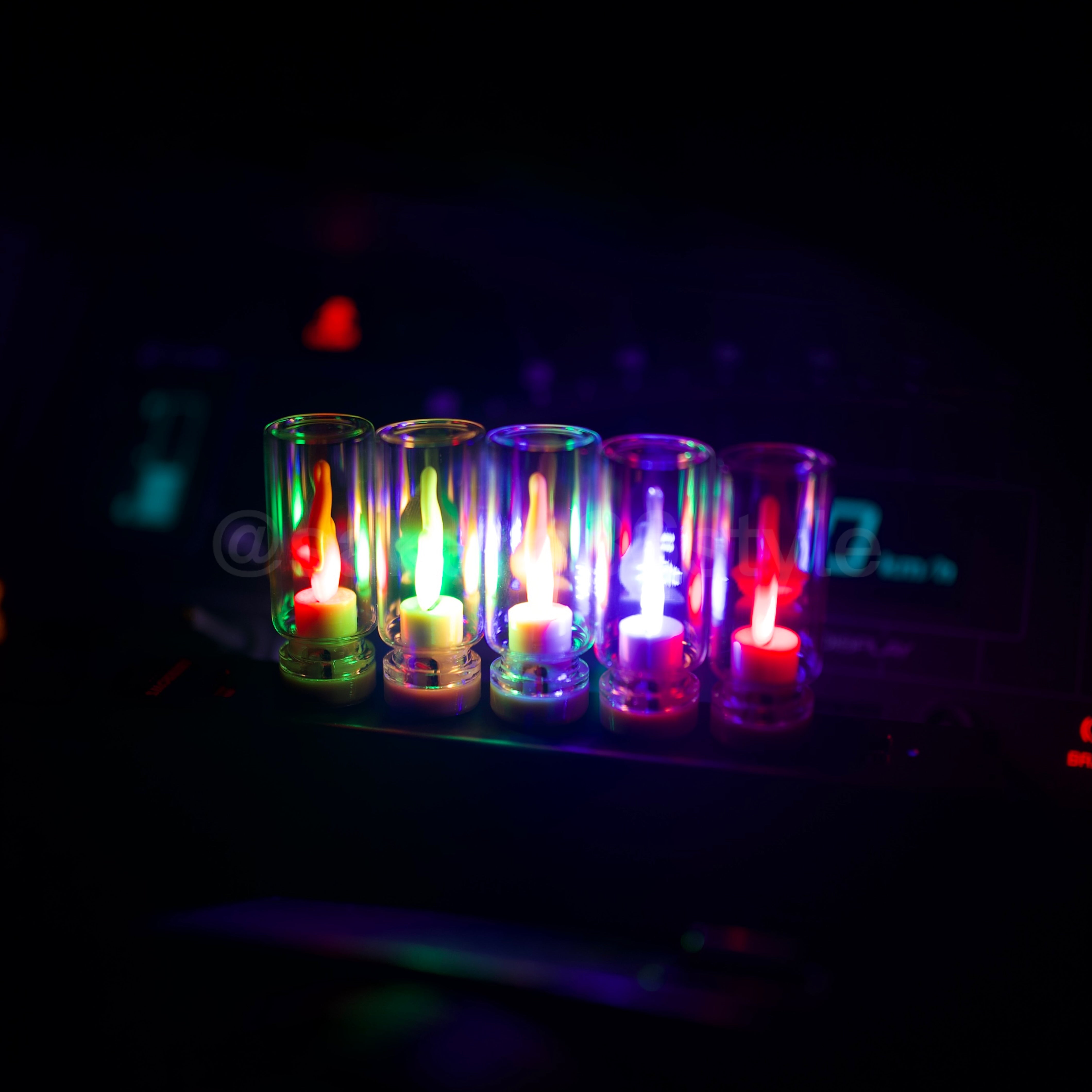 JDM Candle Flame Interior Mood Lamps For Car