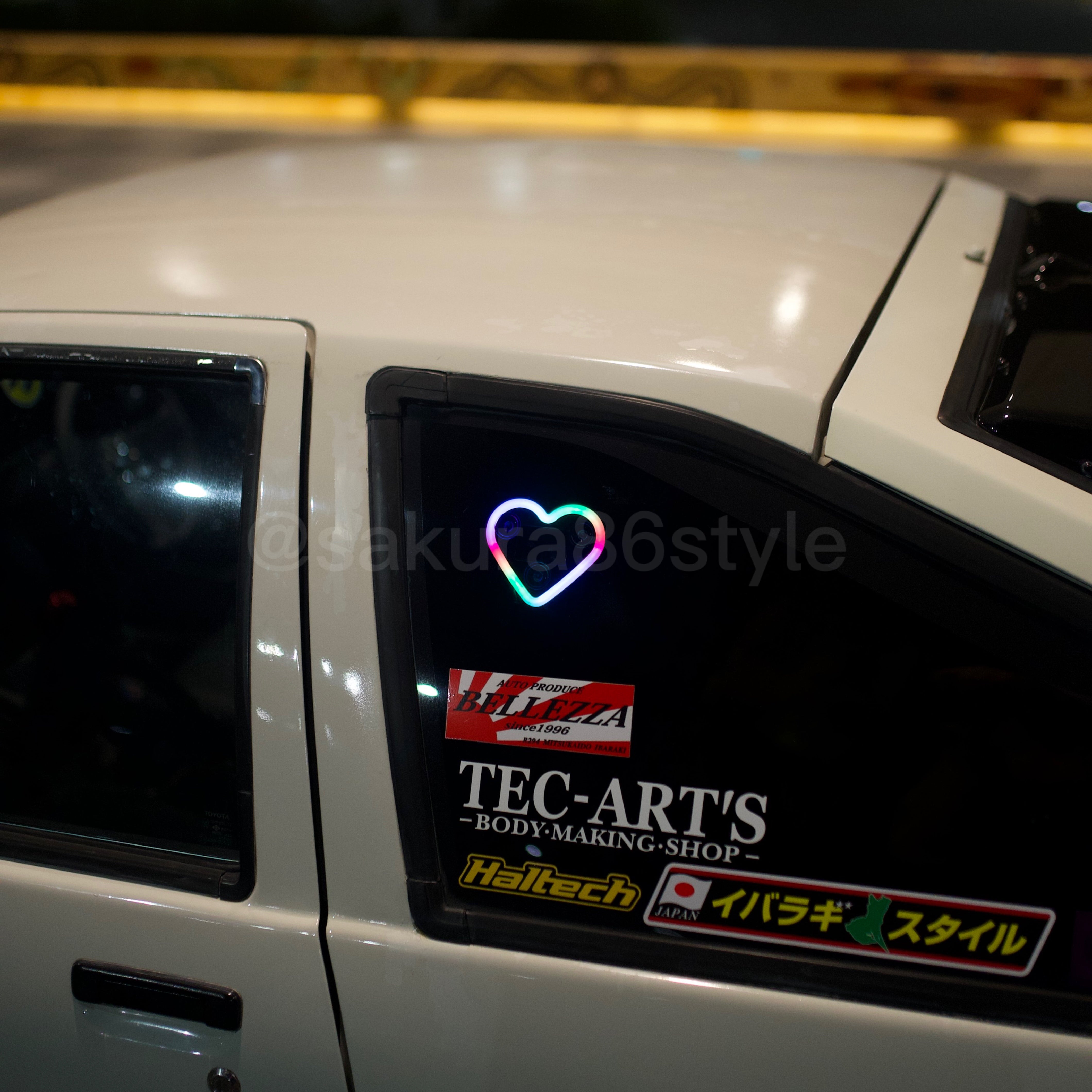 Smart RGB Neon Glow Solar Hearts