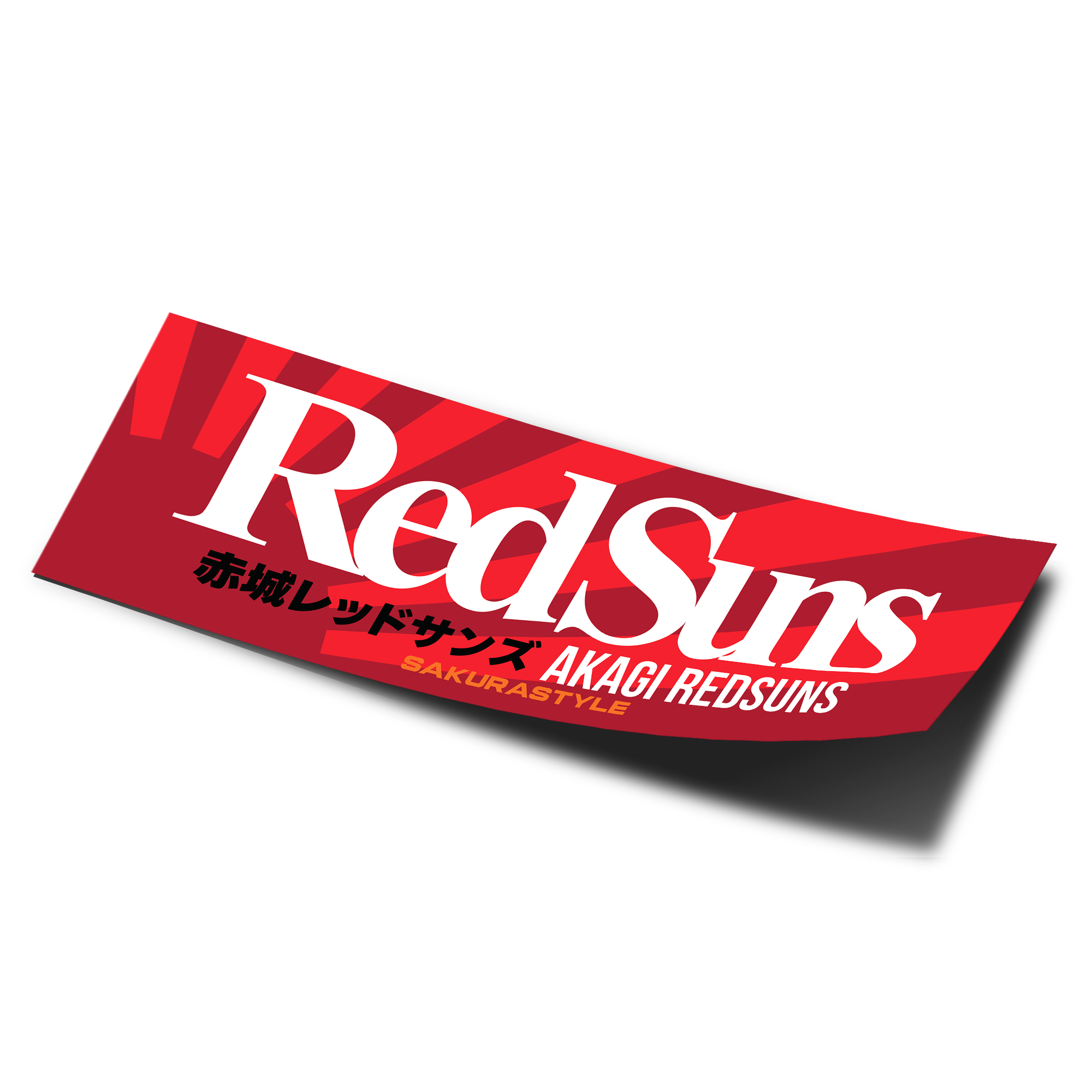Team Red Suns JDM Sticker Slap (Initial D)