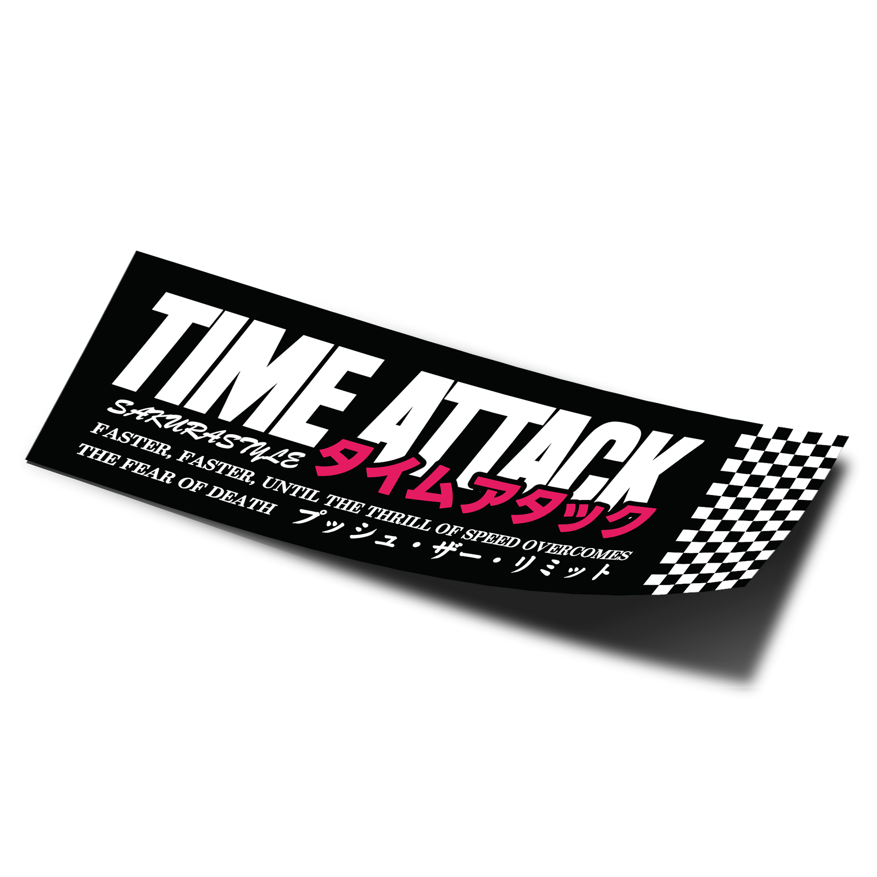 Time Attack JDM Sticker Slap
