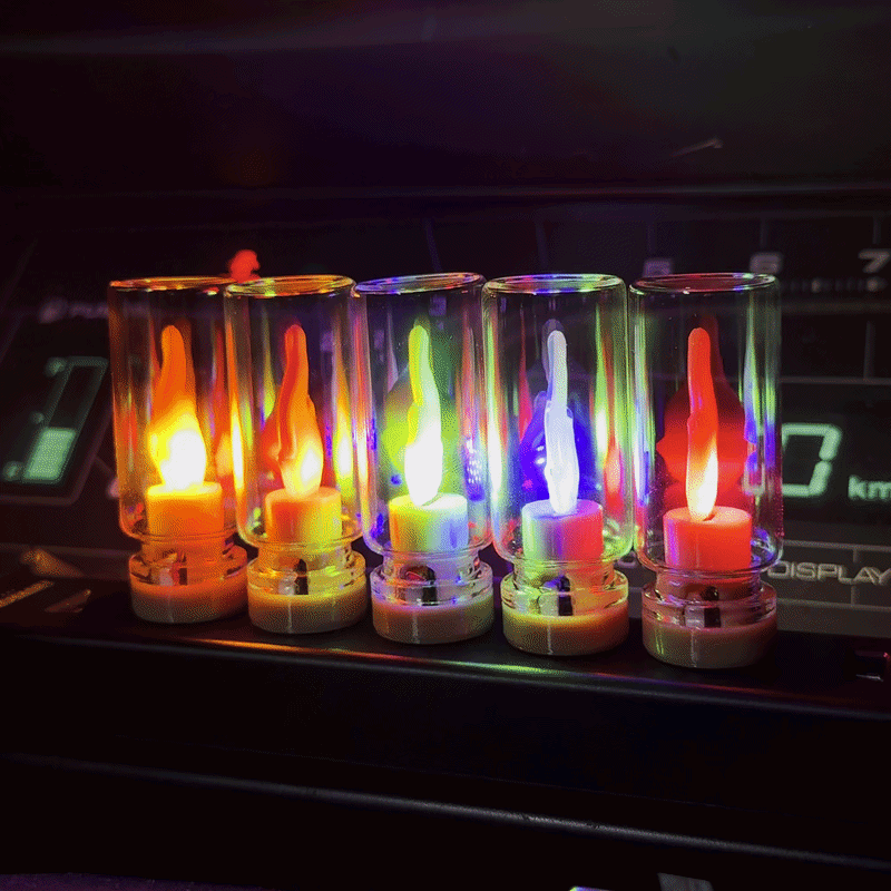 JDM Candle Flame Interior Mood Lamps For Car
