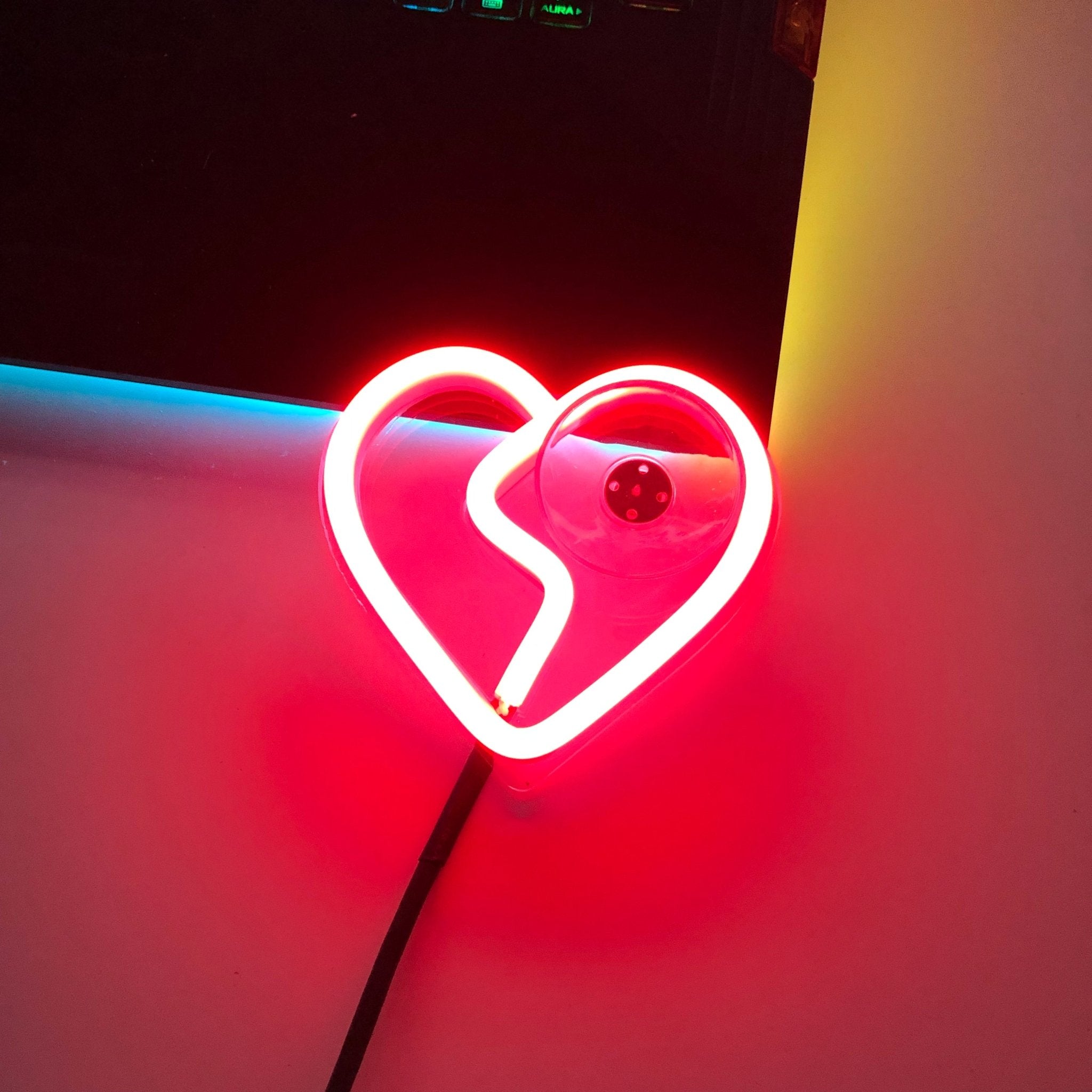 Premium Neon Glow Broken Hearts - Sakura86Style