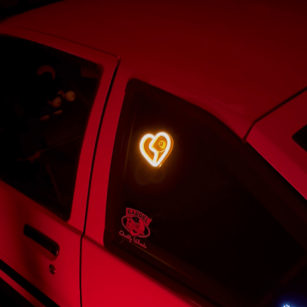 Premium Neon Glow Broken Hearts - Sakura86Style