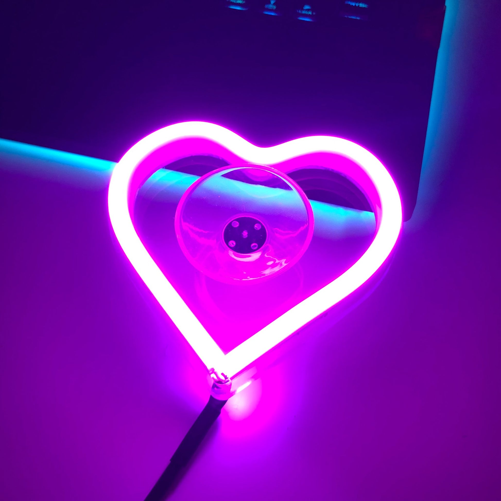 Premium Neon Glow Hearts - Sakura86Style
